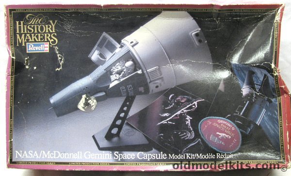 Revell 1/24 NASA/McDonnell Gemini Spacecraft Capsule - History Makers Issue, 8618 plastic model kit